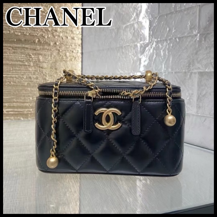 25S◆チェーンがかわいい♪◆CHANEL ヴァニティ バッグ