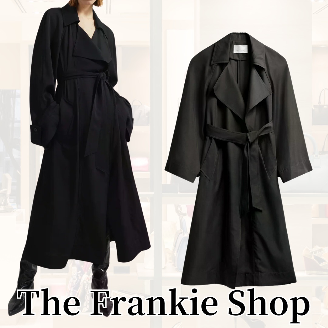 The Frankie Shop トレンチコート Astoria CutOut Raglan Sleeve