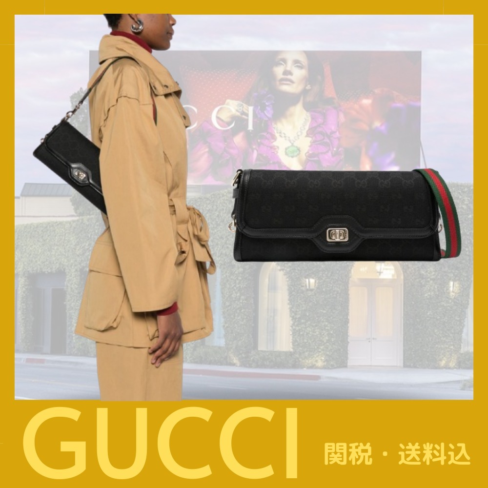 新作☆【GUCCI】グッチ ライトバッグ スモール（黒）