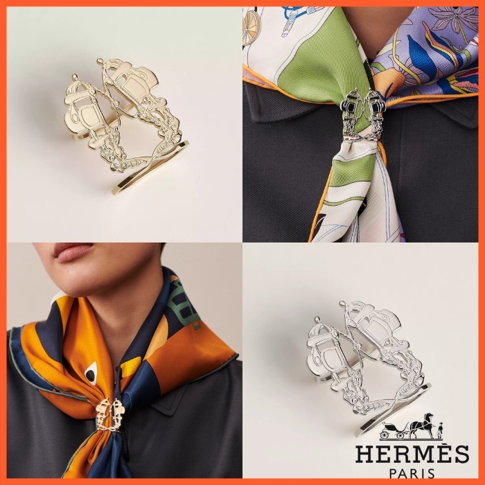 【アレンジに】HERMES スカーフリング ≪ブリッド・ドゥ・ガラ≫