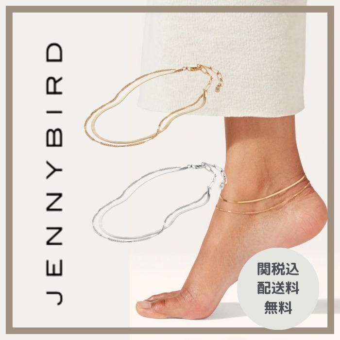 【JENNY BIRD】日本未入荷 Surfside Anklet 重ね付けデザイン