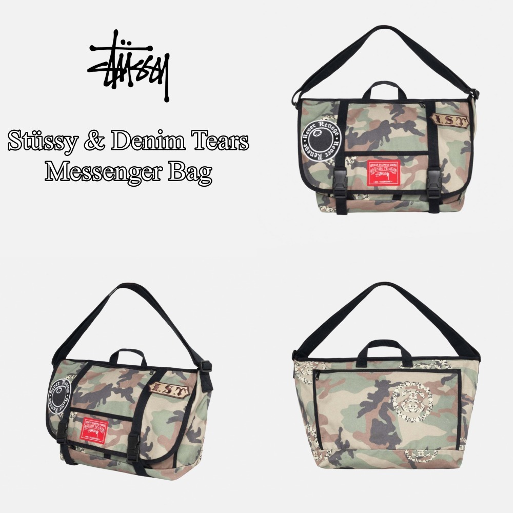 『Stussy x Denim Tears』Messenger Bag★Camo★25SS★