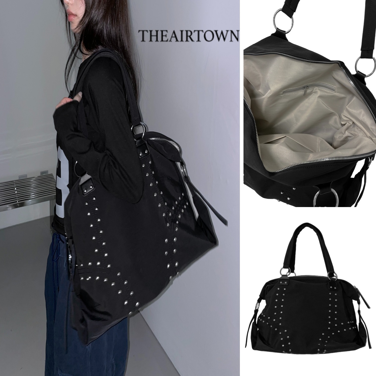 【THEAIRTOWN】ショルダーバッグ ボヘミアン ナイロン
