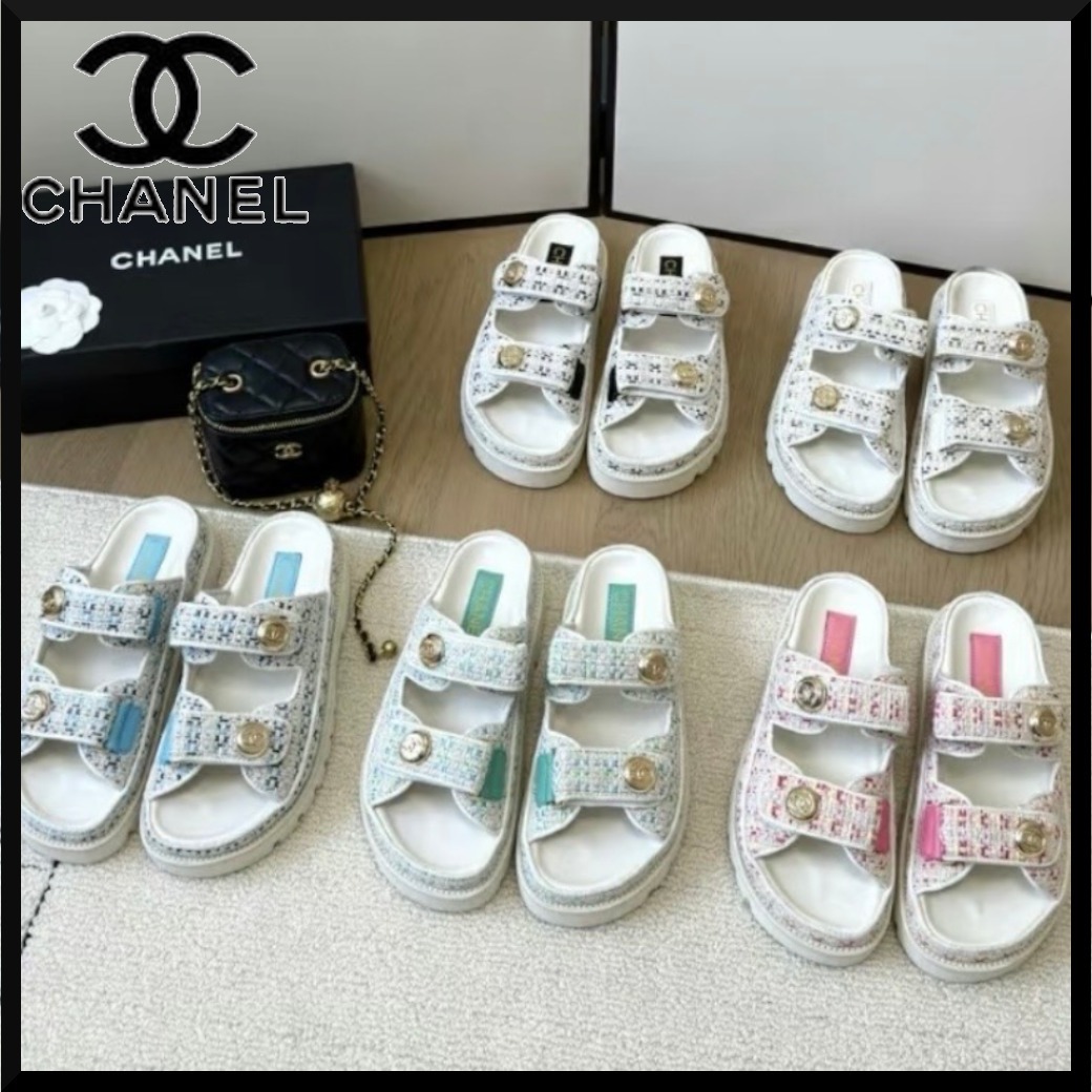 【可愛いカラー】CHANEL コンフォートサンダル