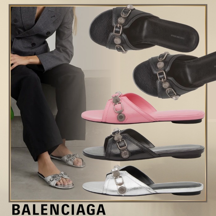 Balenciaga◆スタッズ*バックル*スライドサンダル*カゴール