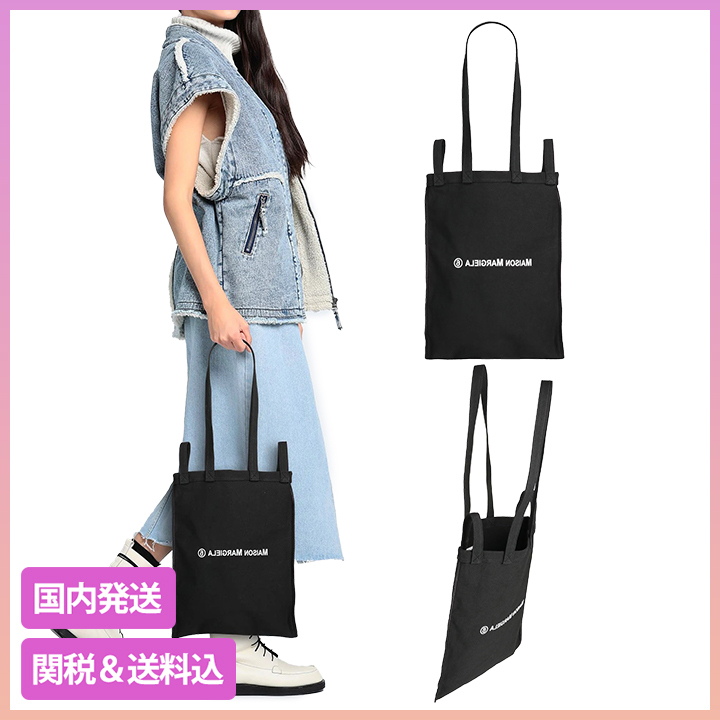 MM6 MAISON MARGIELA ロゴ キャンバス トートバッグ 関税送料込