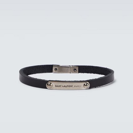 Saint Laurent レザー ブレスレット