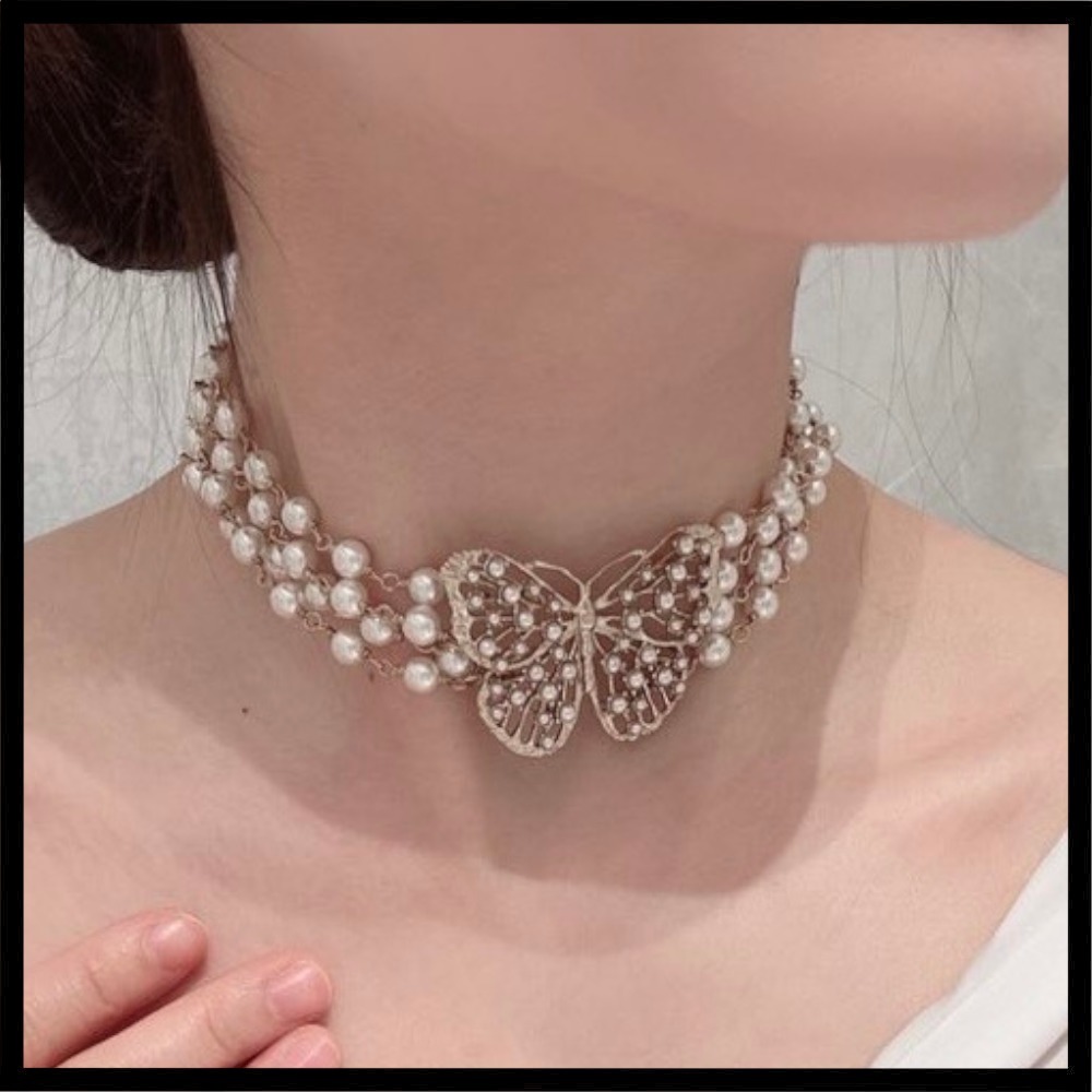 【パールがきらびやか☆】Dior チョーカー
