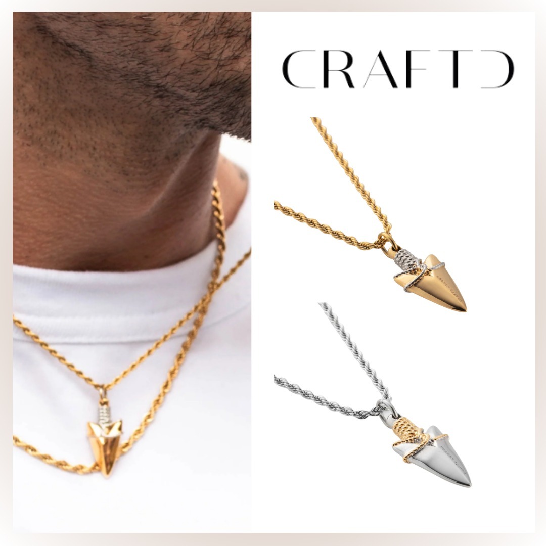 【CRAFTD London】日本未入荷 ★ARROW ネックレス