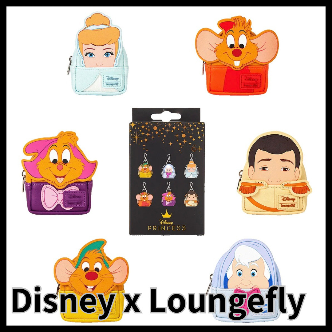 75周年【Disney x Loungefly】シンデレラ リュック キーチャーム