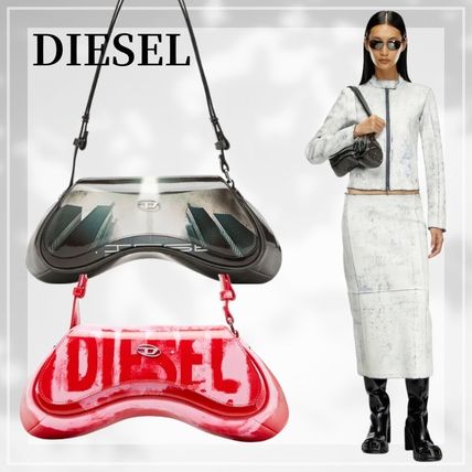 円高還元 グレー（灰色）系 DIESEL(ディーゼル) ショルダーバッグ バッグ