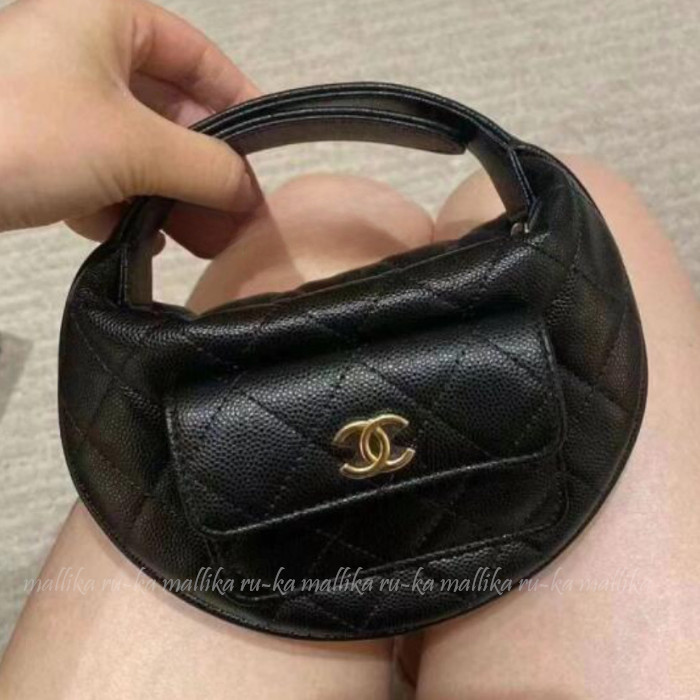 丸い形が可愛い☆【CHANEL】シャネル トップハンドルバッグ