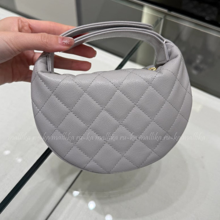 丸い形が可愛い☆【CHANEL】シャネル トップハンドルバッグ