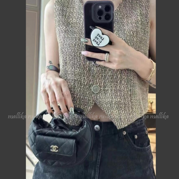 【可愛い♪】CHANEL★トップハンドル ショルダーバッグ 丸い形が可愛い☆【CHANEL】シャネル トップハンドルバッグ