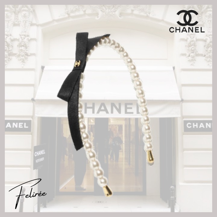 《☆パールが可愛い》CHANELヘアバンド