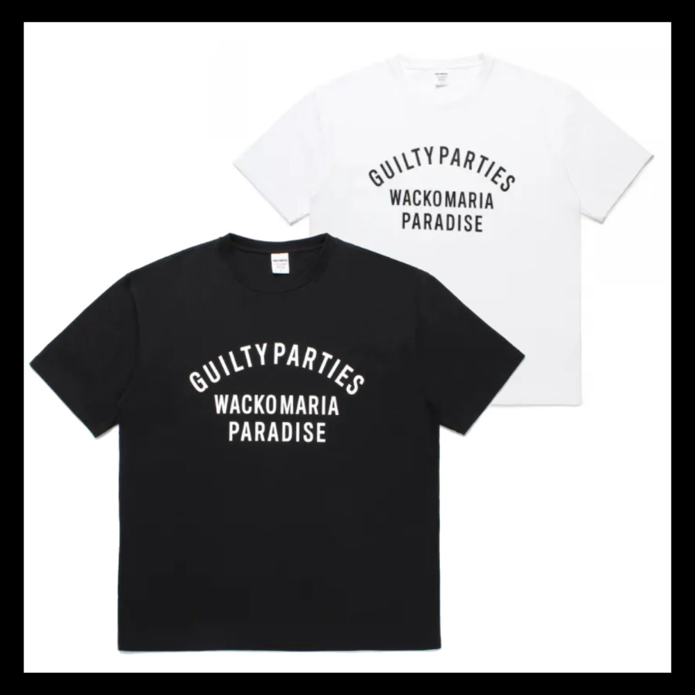 【WACKO MARIA】WASHED HEAVY WEIGHT CREWNECK T-SHIRT (TYPE10)