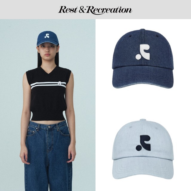 【Rest & Recreation】 DENIM LOGO CAP 2色