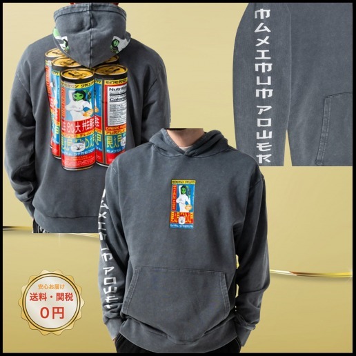 関税込み♪【RIPNDIP】Nerms 缶 ロゴ ★ パーカー フーディ