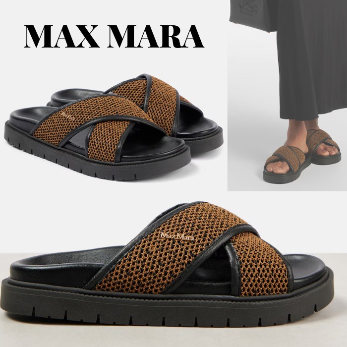 春夏に向けて★NEW★Max Mara★パーティー ラフィア サンダル