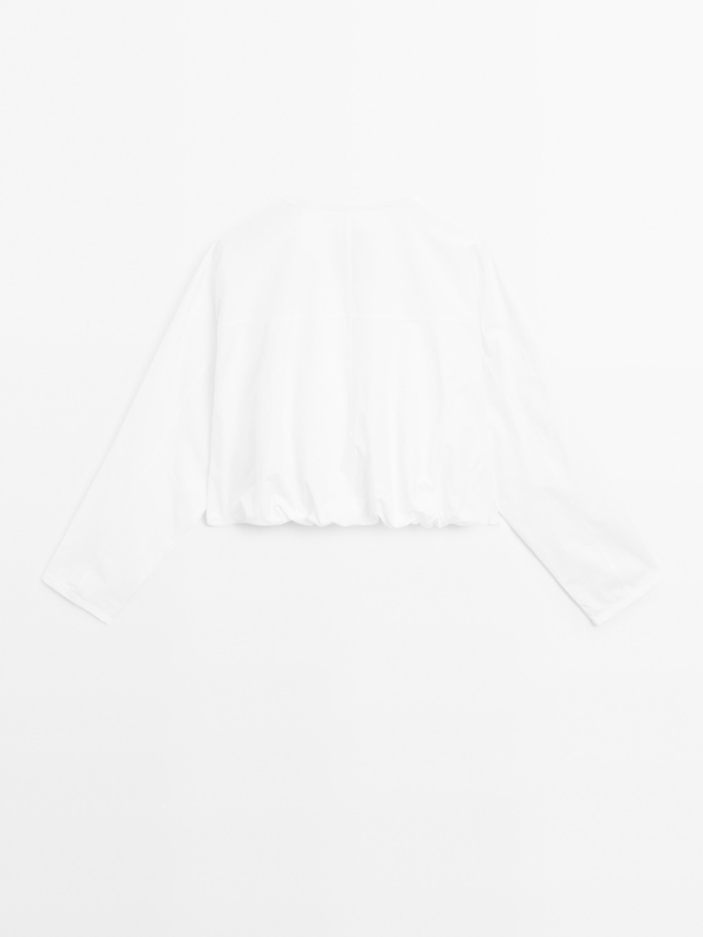 Massimo Dutti☆ギャザーディテール入りボンバージャケット Massimo Dutti☆ギャザーディテール入りボンバージャケット