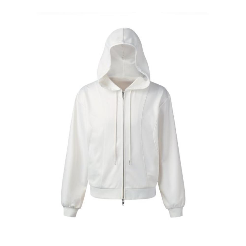 ★ANOTHERYOUTH★ 00423 Athleisure zip-up hoodie white 004-23