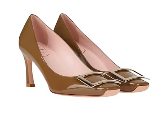 ■ Roger Vivier ■バックル パテントレザーパンプス 7.5cm