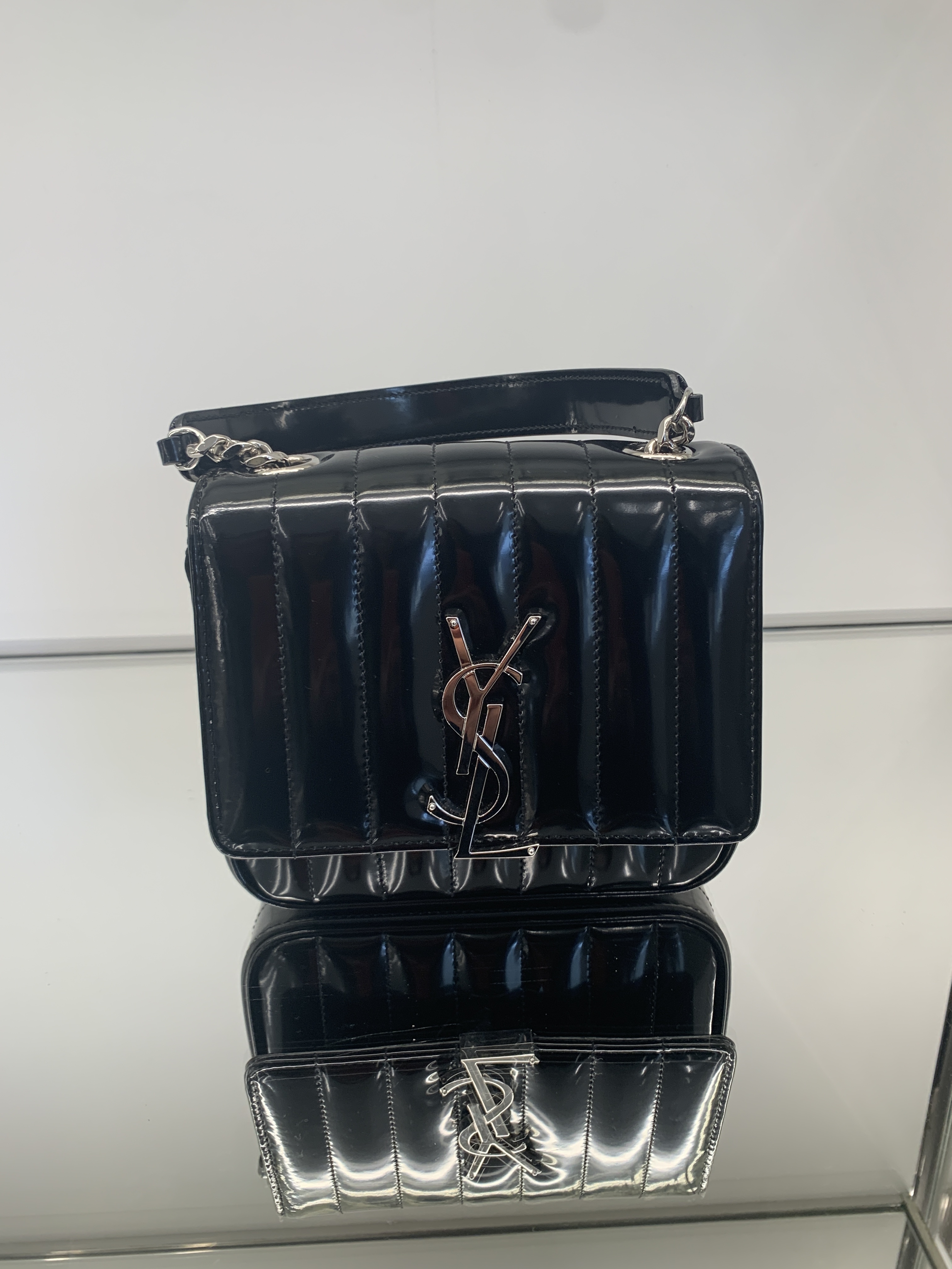 Saint Laurent ショルダーバッグ BoMmgVicky S2AbrasivatoOxford