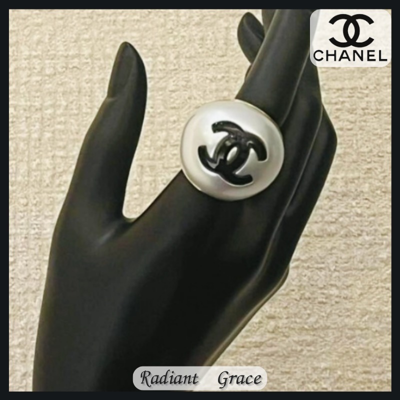 《上品なきらめきをプラス☆》CHANEL リング パール ココマーク