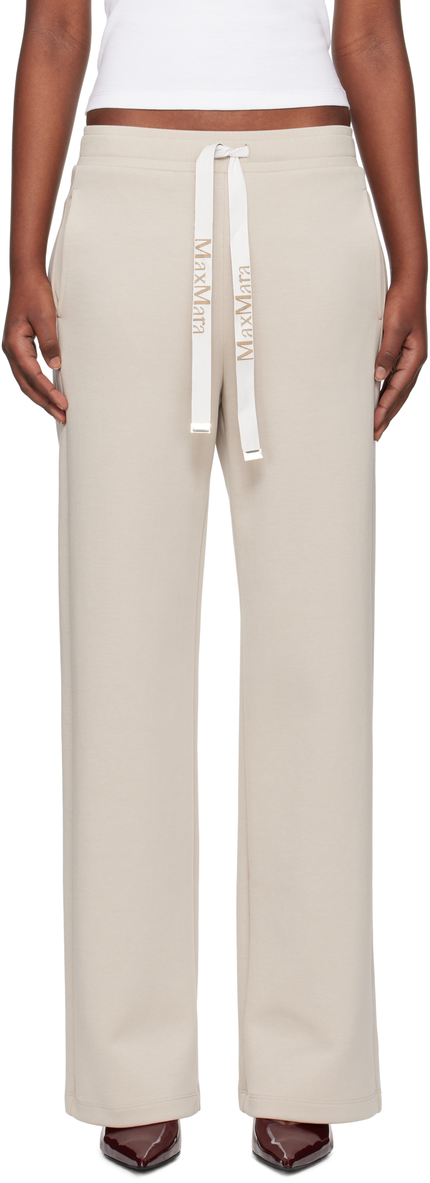 【関税込み】Max Mara ベージュ Bali ラウンジパンツ