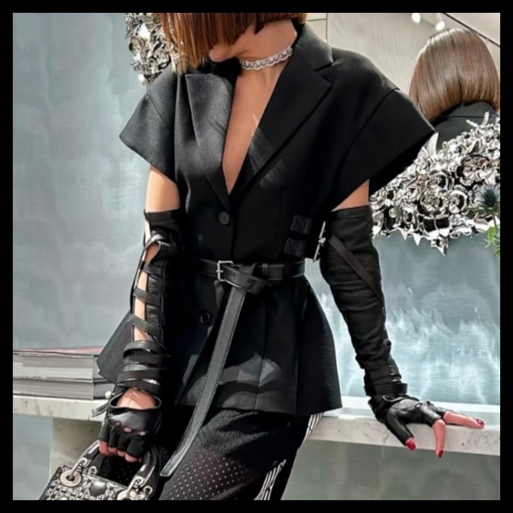 【大人気♪】Dior★ベルト付きショートスリーブジャケット