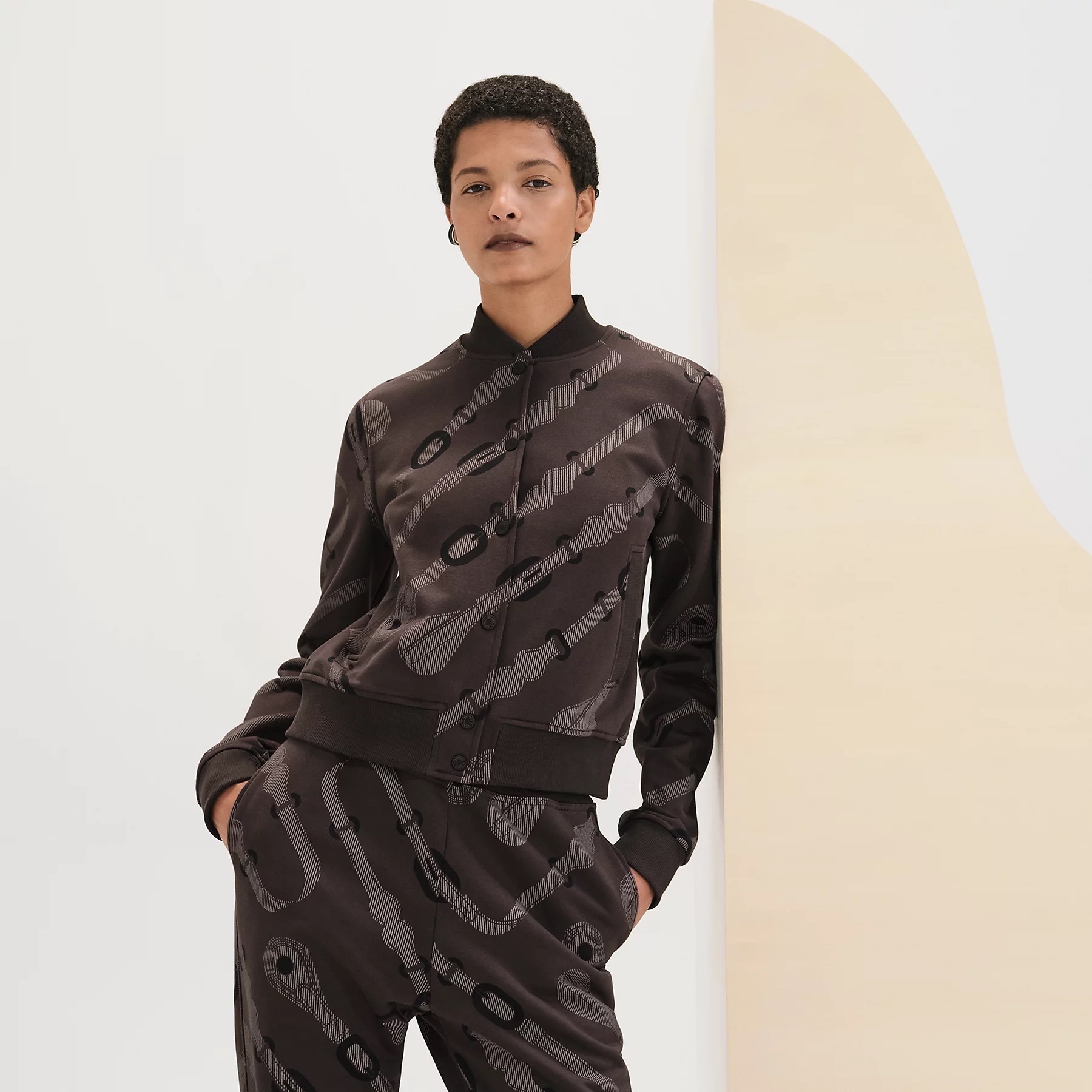 25SS☆人気☆HERMES★ブルゾン《コーチング・リミックス》