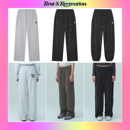 韓国人気【Rest & Recreation】VELVET JOGGER PANTS 全2色 ジョガーパンツ Rest & Recreation(レストアンド