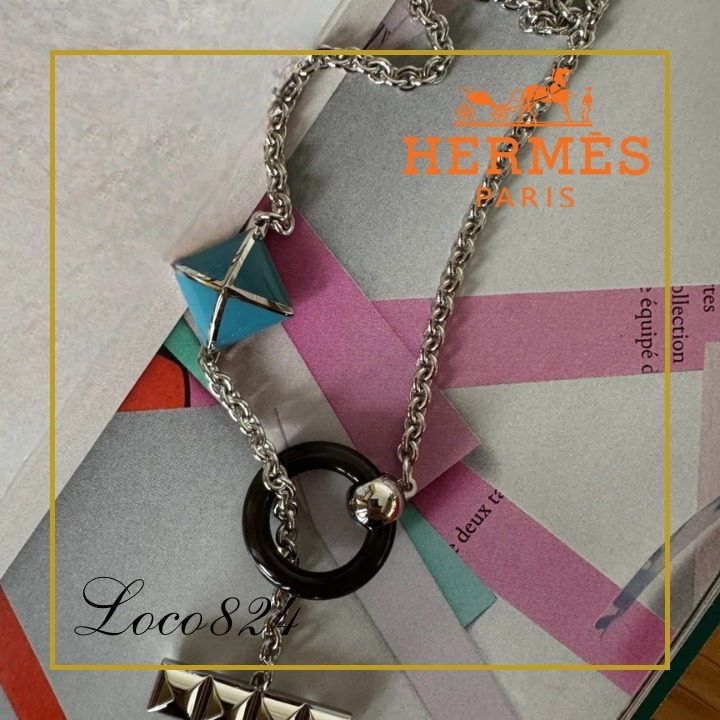【個性派必見！】エルメス HERMES Medor XO ネックレス 3色