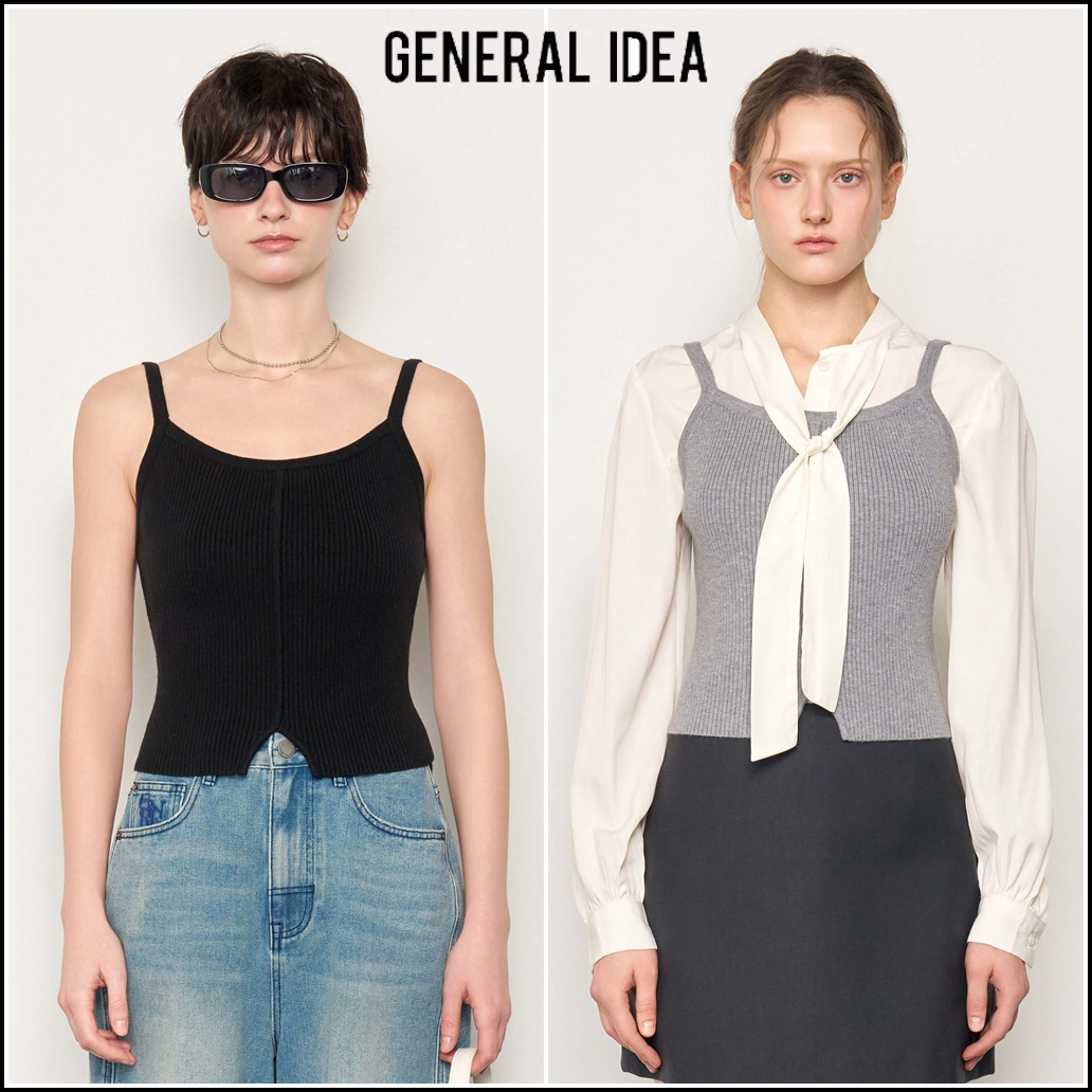 【GENERAL IDEA】Pintuck Slit ビスチェ