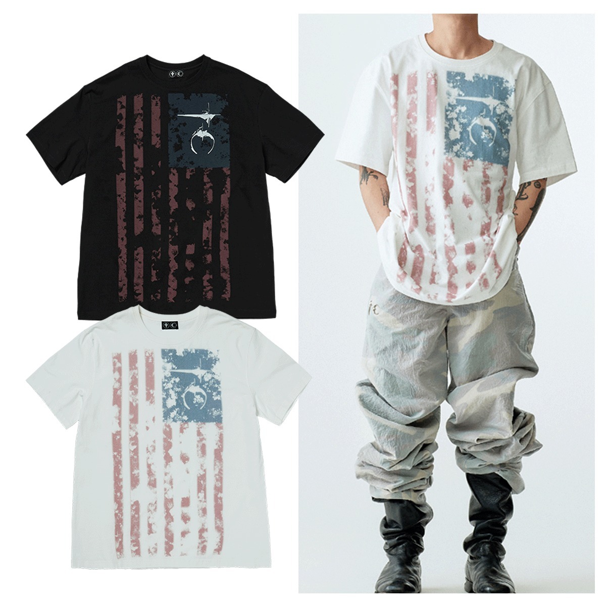 Tシャツ・カットソー THUG CLUB Old Glory T-Shirt SA696