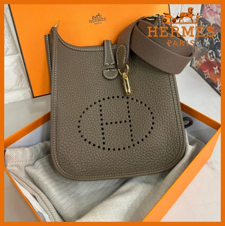 【超希少♡】HERMES エブリン Evelyne TPM 16 エトゥープ