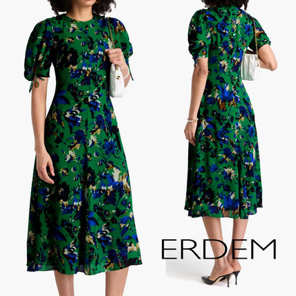ERDEM アーデム ワンピース ブランド Floral jacquard 854569