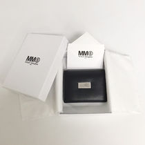 MM6 Maison Margiela★ナンバリングメタルロゴ レザーウォレット
