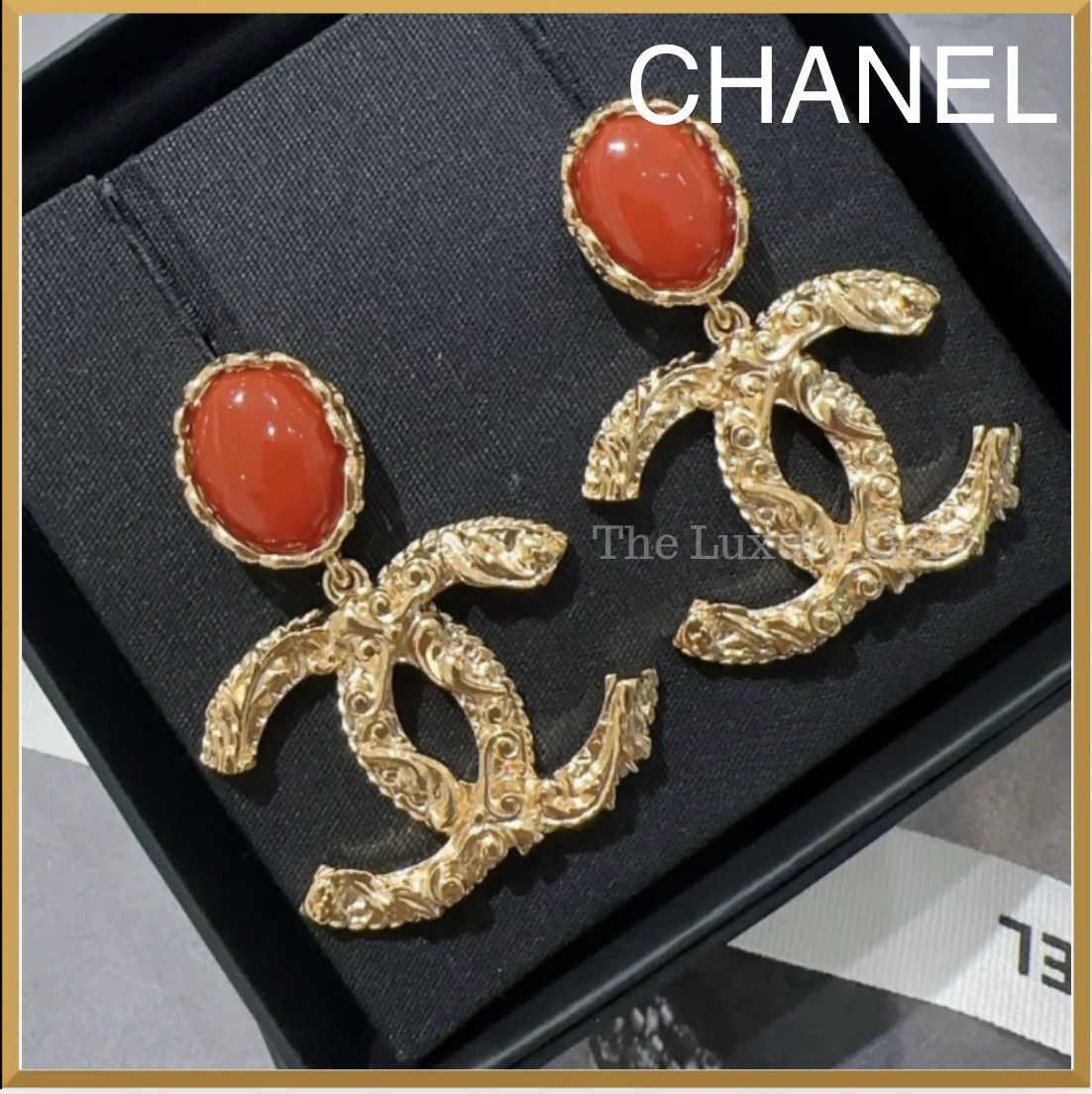 CHANEL CCマーク ピアス