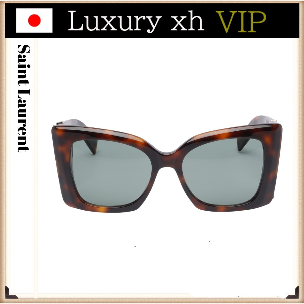Saint Laurent SL M119 BLAZE アニマルプリント ロゴ サングラス