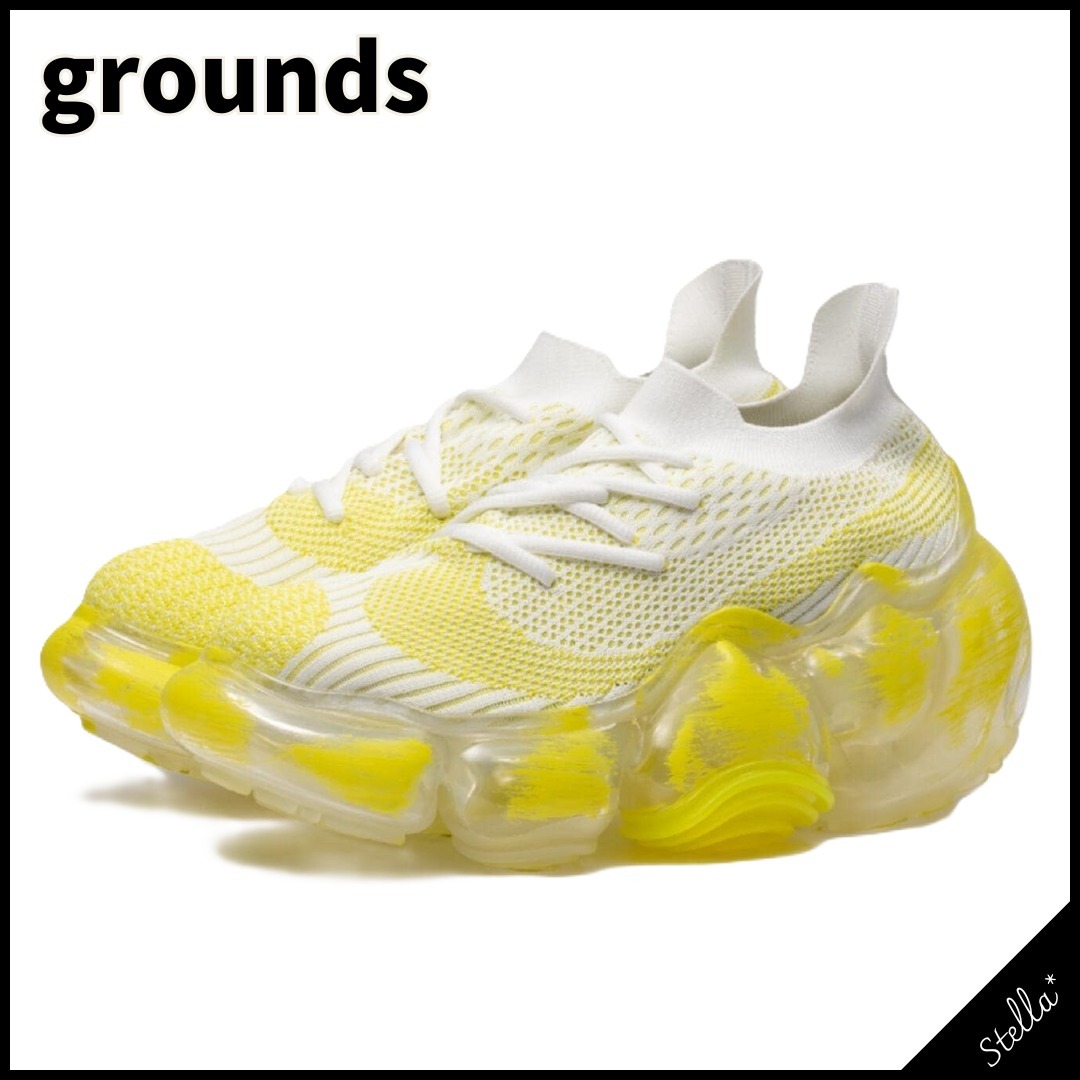 別注■grounds■人気 ムーピークラフトペイント イエロー 国内発