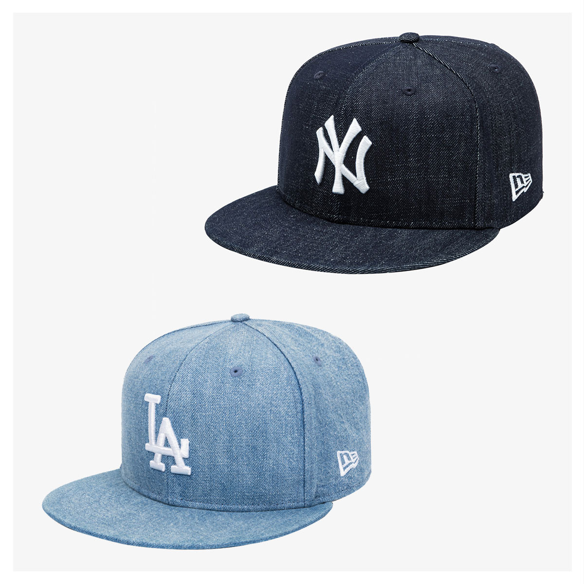 キャップ NEW ERA MLB WORLD SERIES SIDE PATCH DENIM 5FT6351