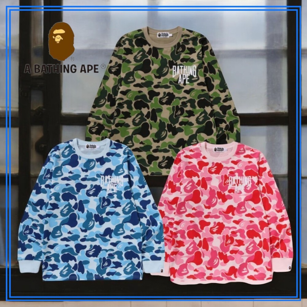 売切れ前に A BATHING APE ABC CAMO NYC ONE POINT LS TEE