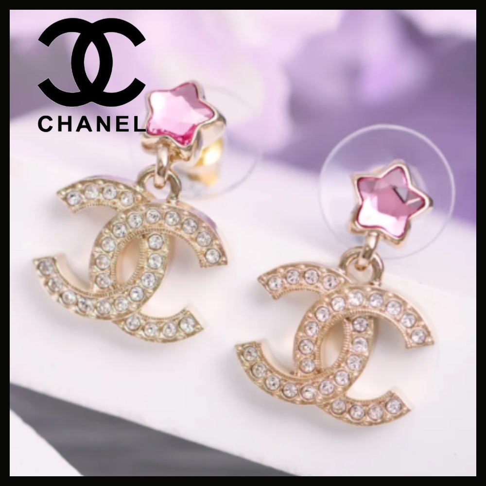 【ピンクの星がキュート♡】CHANEL ピアス