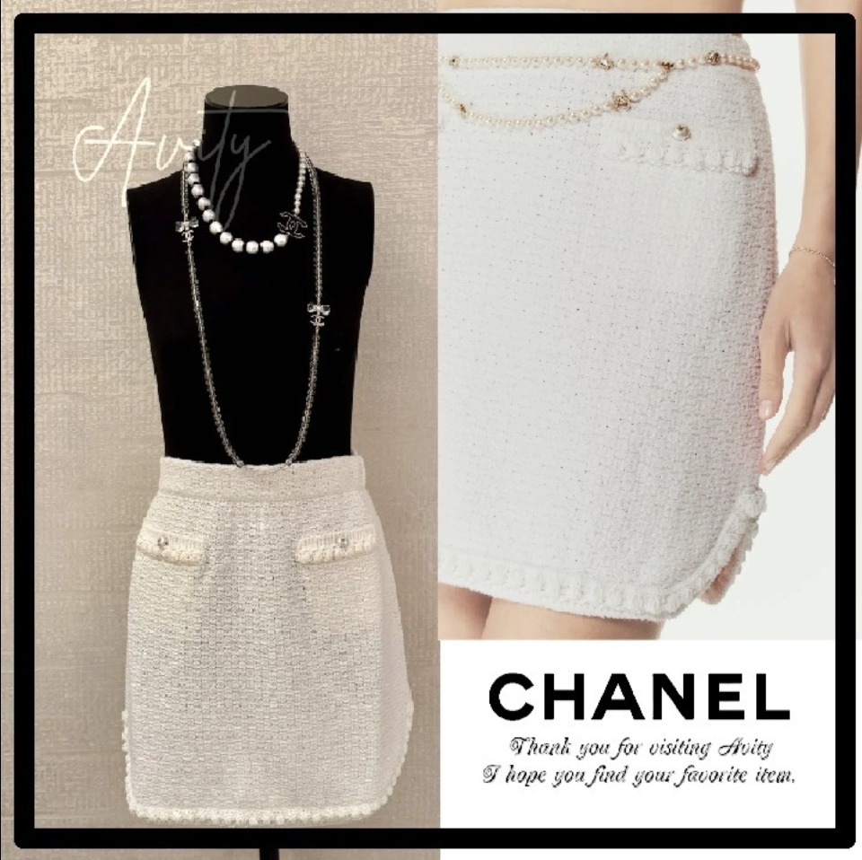 【清楚エレガント】CHANEL ミニスカート