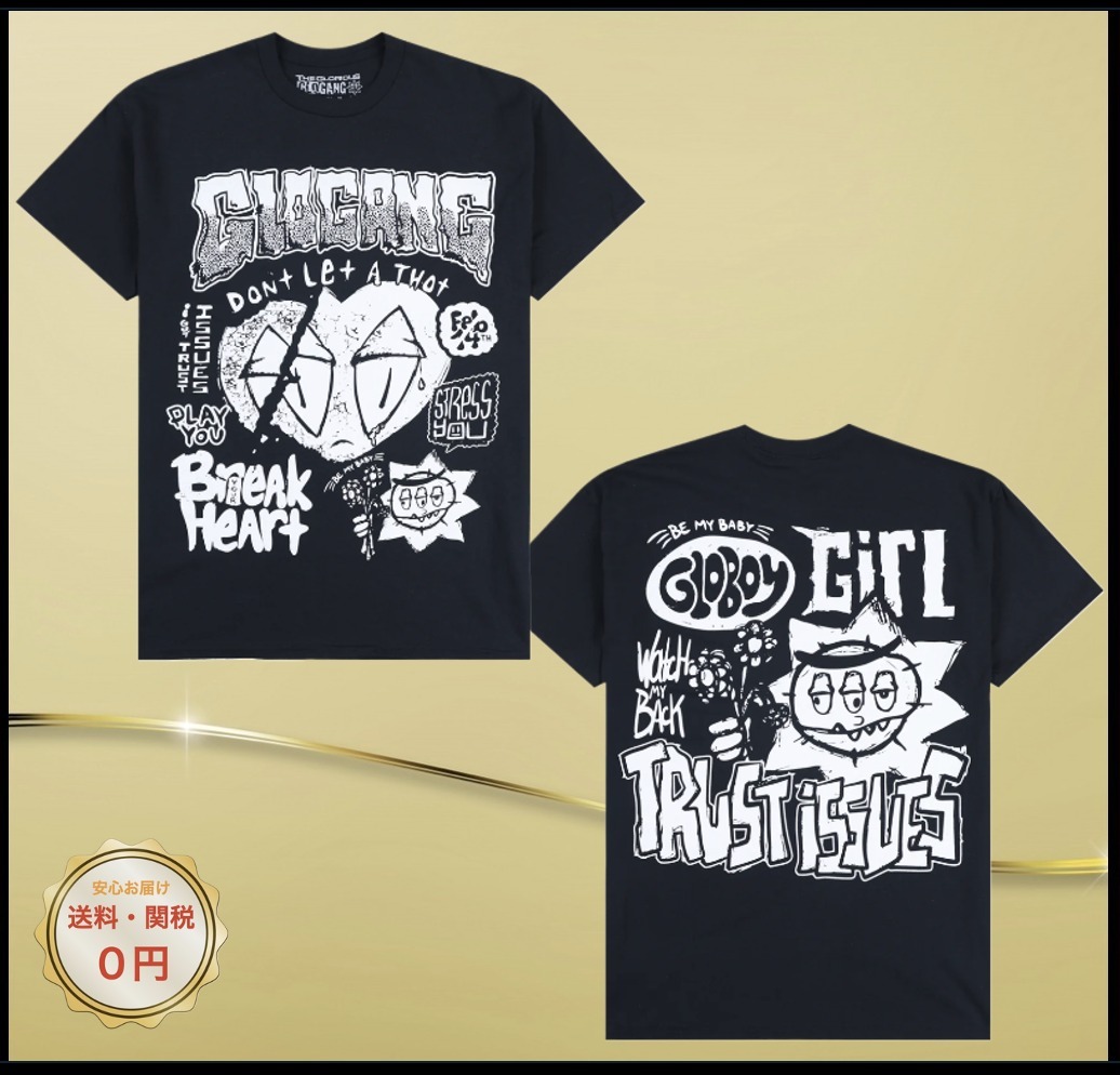 関税なし♪【GLOGANG】GLow in the dark ★ Tシャツ