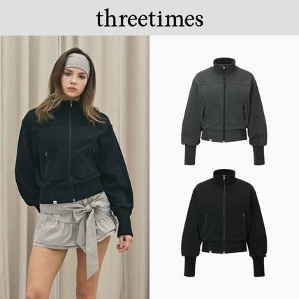 threetimes(スリータイムズ) メレンゲ ファージャケット