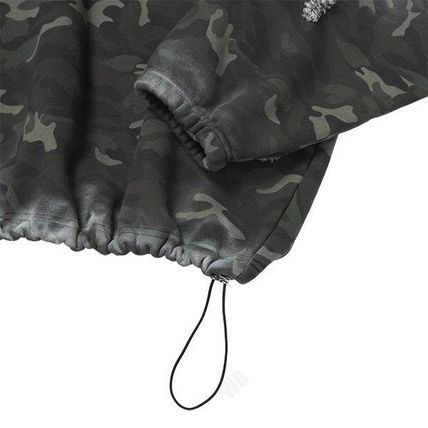 《THUG CLUB》 Sprayed Camoflage Rock Hoodie