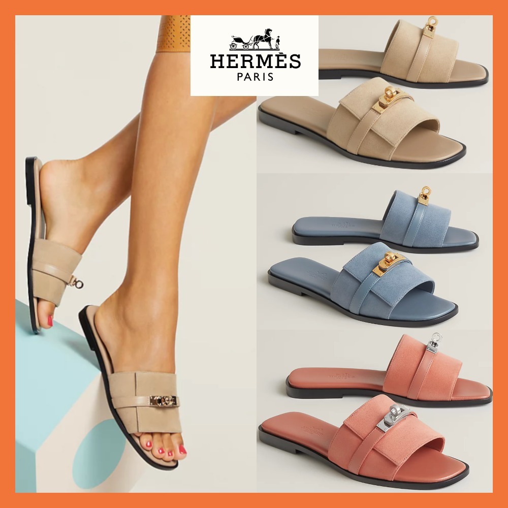 【ヘビロテ確定！】HERMES Giulia サンダル ローヒール