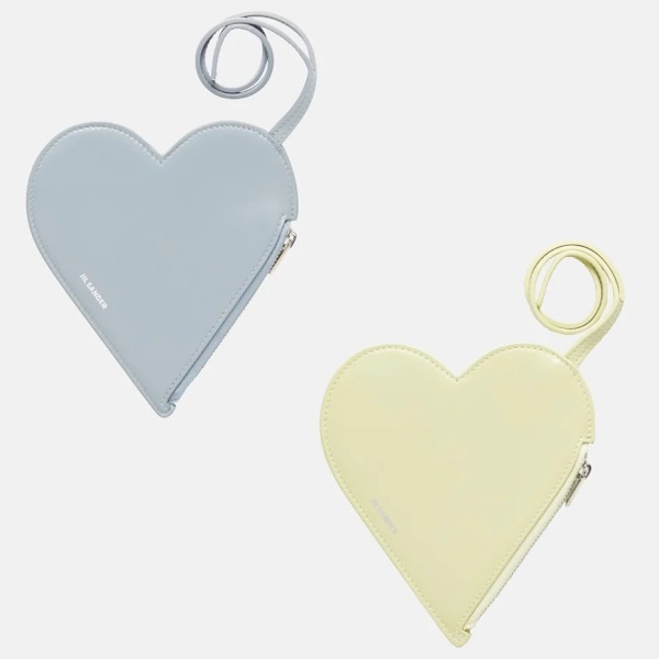 “JIL SANDER” ハート♡レザーポーチ